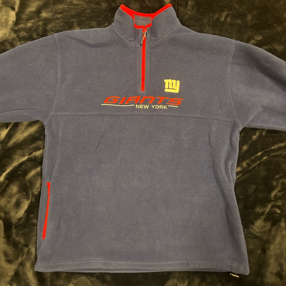 NEW YORK GIANTS FLEECE QUARTER ZIP UP